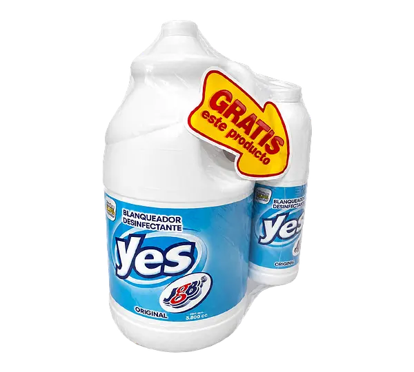 Blanqueador Yes 3800 + 450 Ml Garrafa