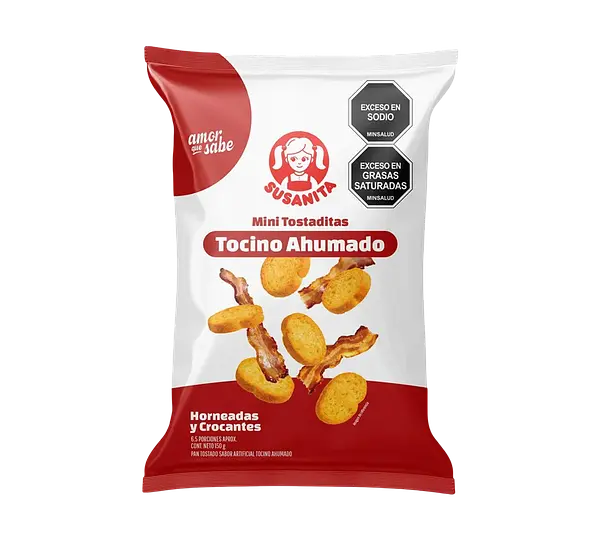 Mini Tostadas Tocino Ahumado Susanita