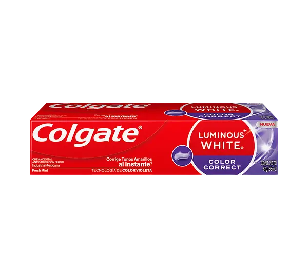 Crema Dental Lumious White Colgate Caja