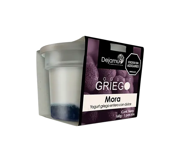 Yogurt Griego Dulce Mora Dejamu Pote