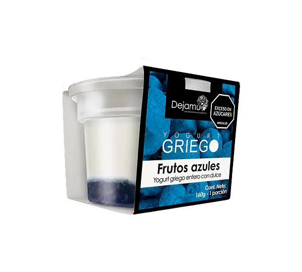 Yogurt Griego Dulce Frutos Azules Dejamu Pote