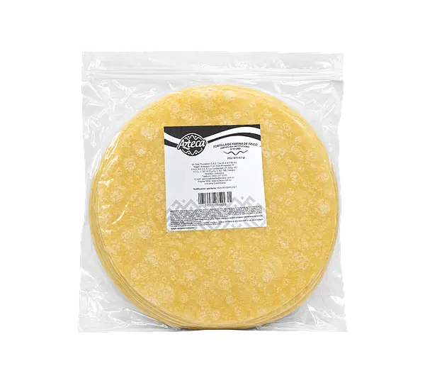Tortilla Harina Trigo Azteca 825 Gr - (28cm) Paquete X 10