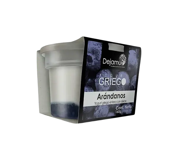 Yogurt Griego Dulce Arandanos Dejamu Pote
