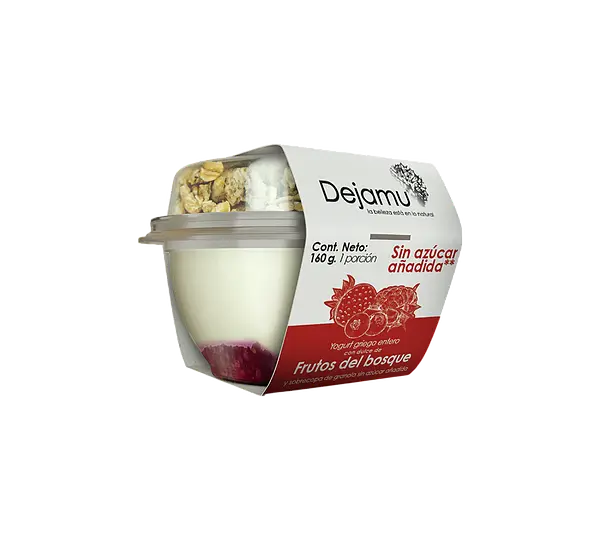 Parfait Griego Sin Dulce Frutos Bosque Dejamu Pote