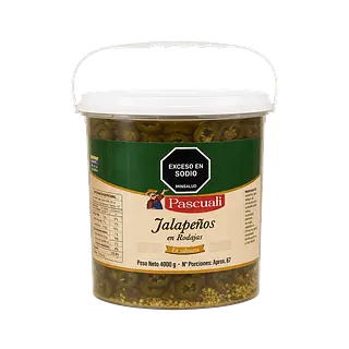 Jalapeños En Rodajas Galón Pascuali