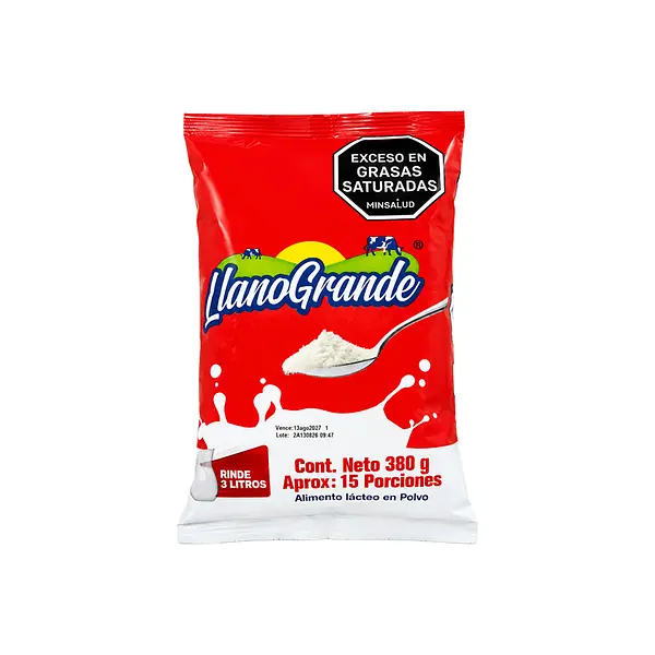 Alimento Lacteo En Polvo Llano Grande Bolsa