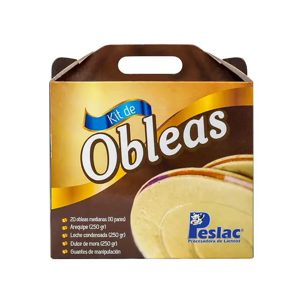 Obleas Kit Arequipe+Lechera+Mermelada Peslac
