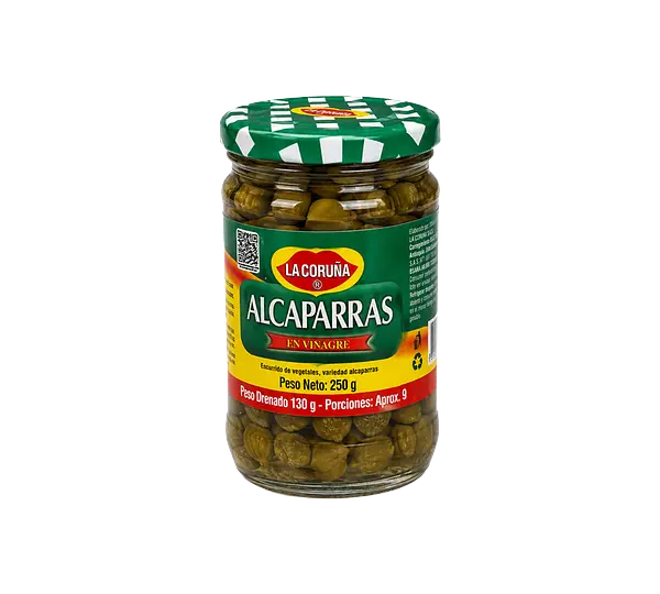 Alcaparras En Vinagre Coruña Frasco