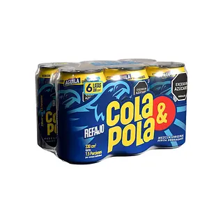 Bebida Colombiana En Lata Cola&Pola