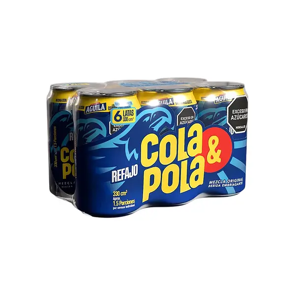 Bebida Colombiana En Lata Cola&Pola