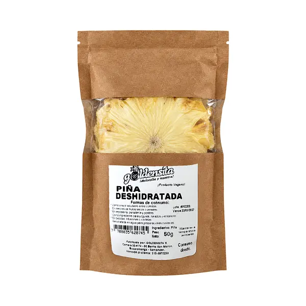 Piña Deshidratada Goldensita Bolsa