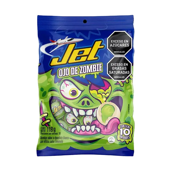 Chocolate Ojo Zombie Jet Paquete X 10