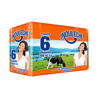 LECHE SEMIDESCREMADA INDULECHE