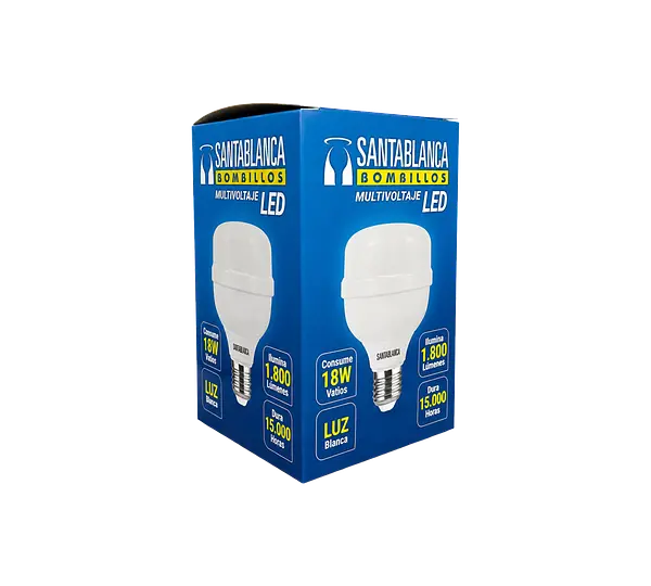 Bombillo Led Santablanca 18 W