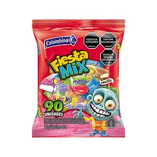 Caramelo Fiesta Mix Colombina X 90