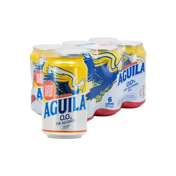 Cerveza Aguila Cero Original Sixpack